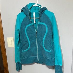 Lululemon Athletica Teal Zip-Up Hoodie